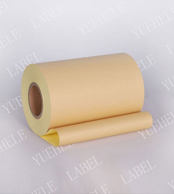 Kraft paper label roll material