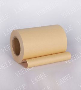 Kraft paper label roll material