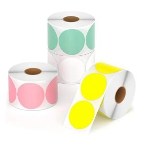 Custom Round Label Rolls