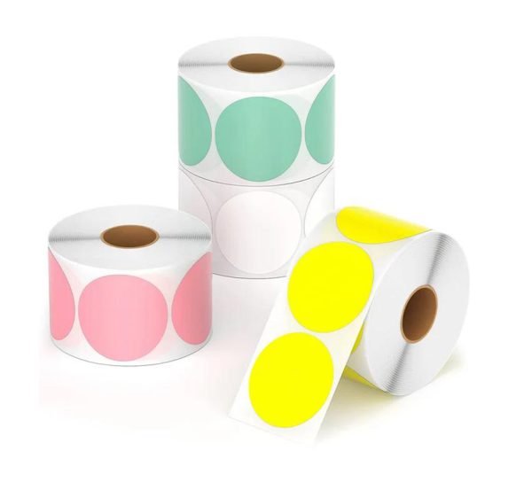 Custom Round Label Rolls