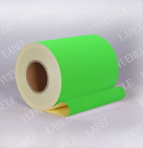 80gsm Fluorescent green paper/90gsm yellow siliconized paper