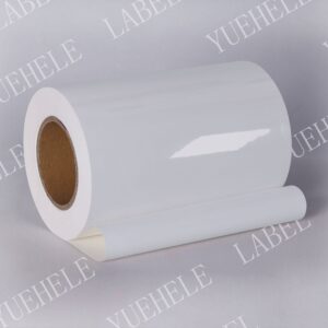 80μm Gloss white inkjet gloss white PET/water glue/80gsm White glassine