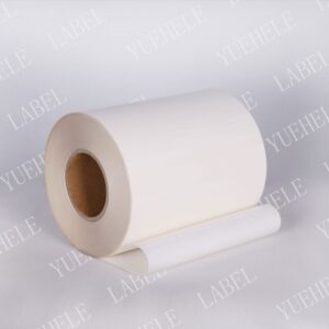 40μm transparent PVC/water glue/140gsm Single coated liner