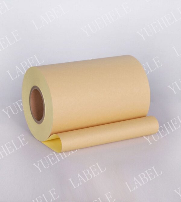 Kraft paper/super sticky hot melt adhesive/90g yellow silicon paper