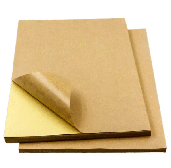 Kraft paper self-adhesive material