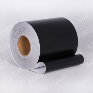 Coated 50μ black PET 80g glassine linear