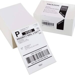 4x6 Inch Direct Thermal Labels，500 labels per stack