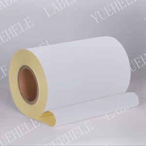 70gsm thermal paper/strong hot melt adhesive/60g yellow glassine