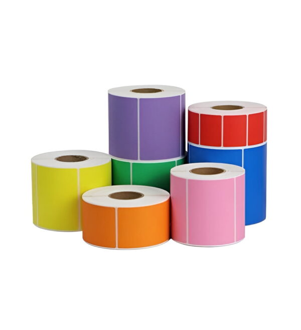 Colored Direct Thermal Label Rolls